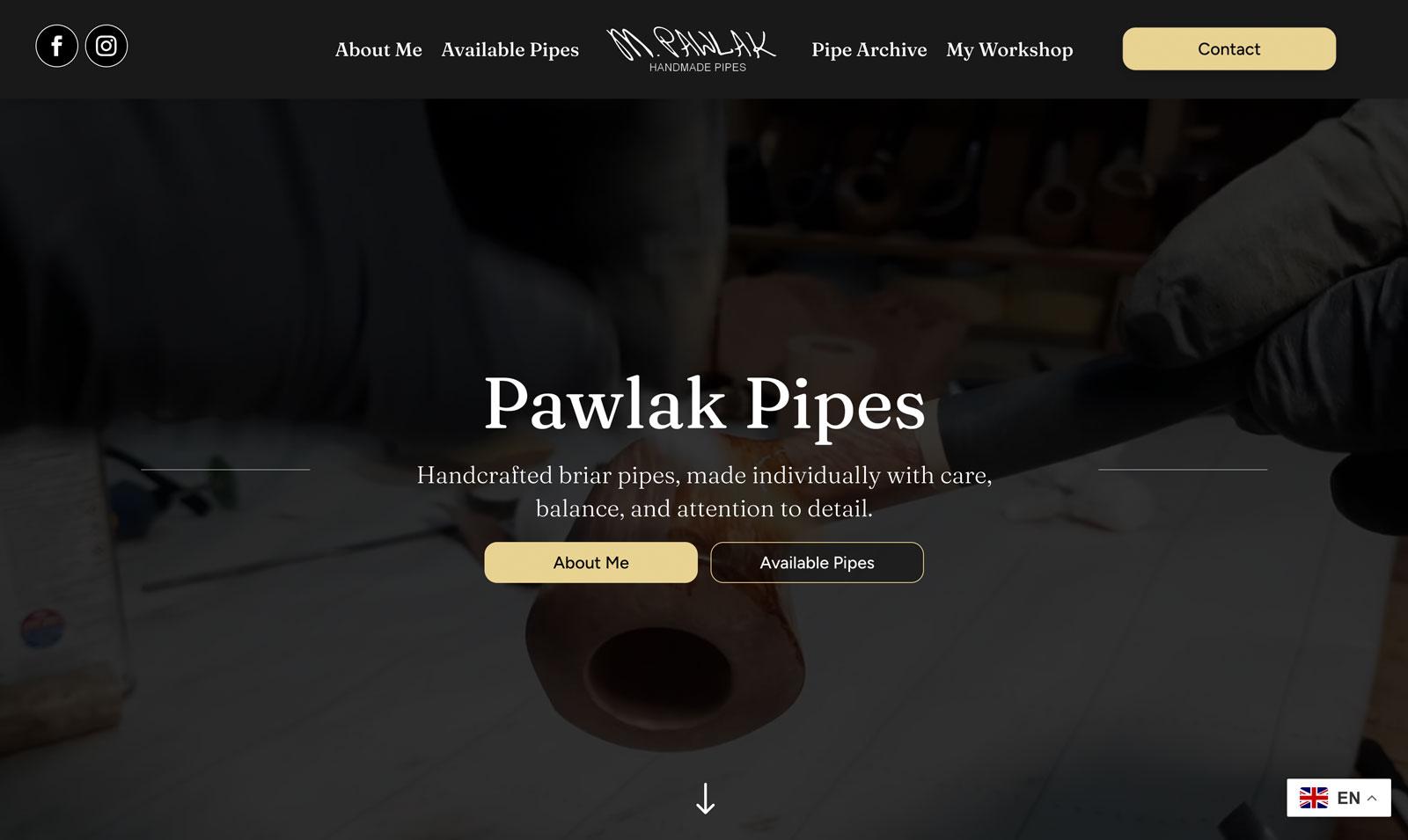 Pawlak Pipes Handmade Briar Pipes