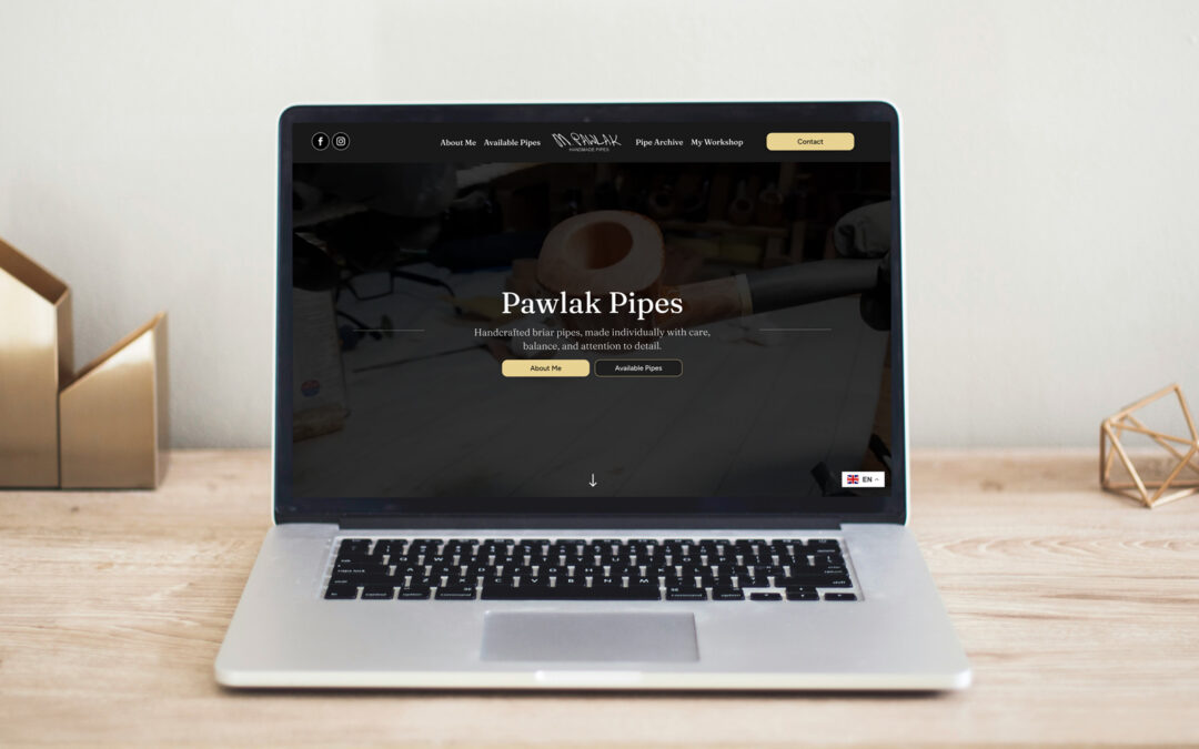 Pawlak Pipes | Briar Pipe Maker Website Case Study